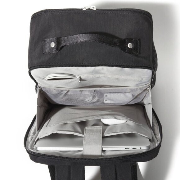 Baggallini Everyday Laptop Backpack, Black - NEW main image 6